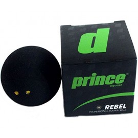 Мячи для сквоша Prince Rebel 12 штук 2 желтые точки